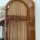 Rattan wall shelf
