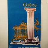 Original poster Air France Circa 1970