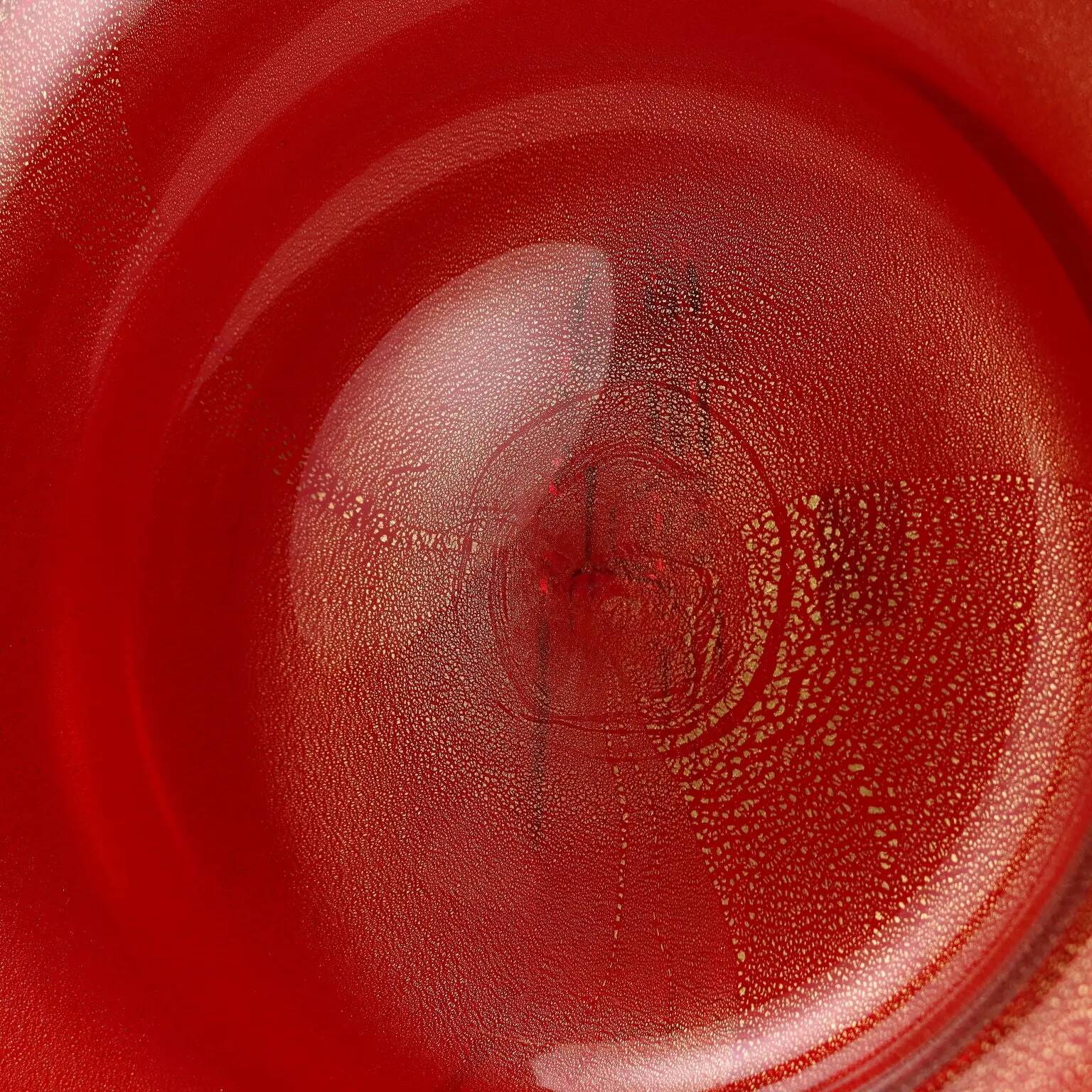 Vintage glass plates from Murano Suzuki Art Decoration 1970s