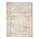 1970s Vintage Persian Handmade Wool Cotton Beige Area Rug 287x384
