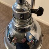 Lampadaire médical ou d’atelier des années 50-60 en métal chromé 