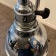 Medical or workshop floor lamp from the 1950s-60s in chrome metal.