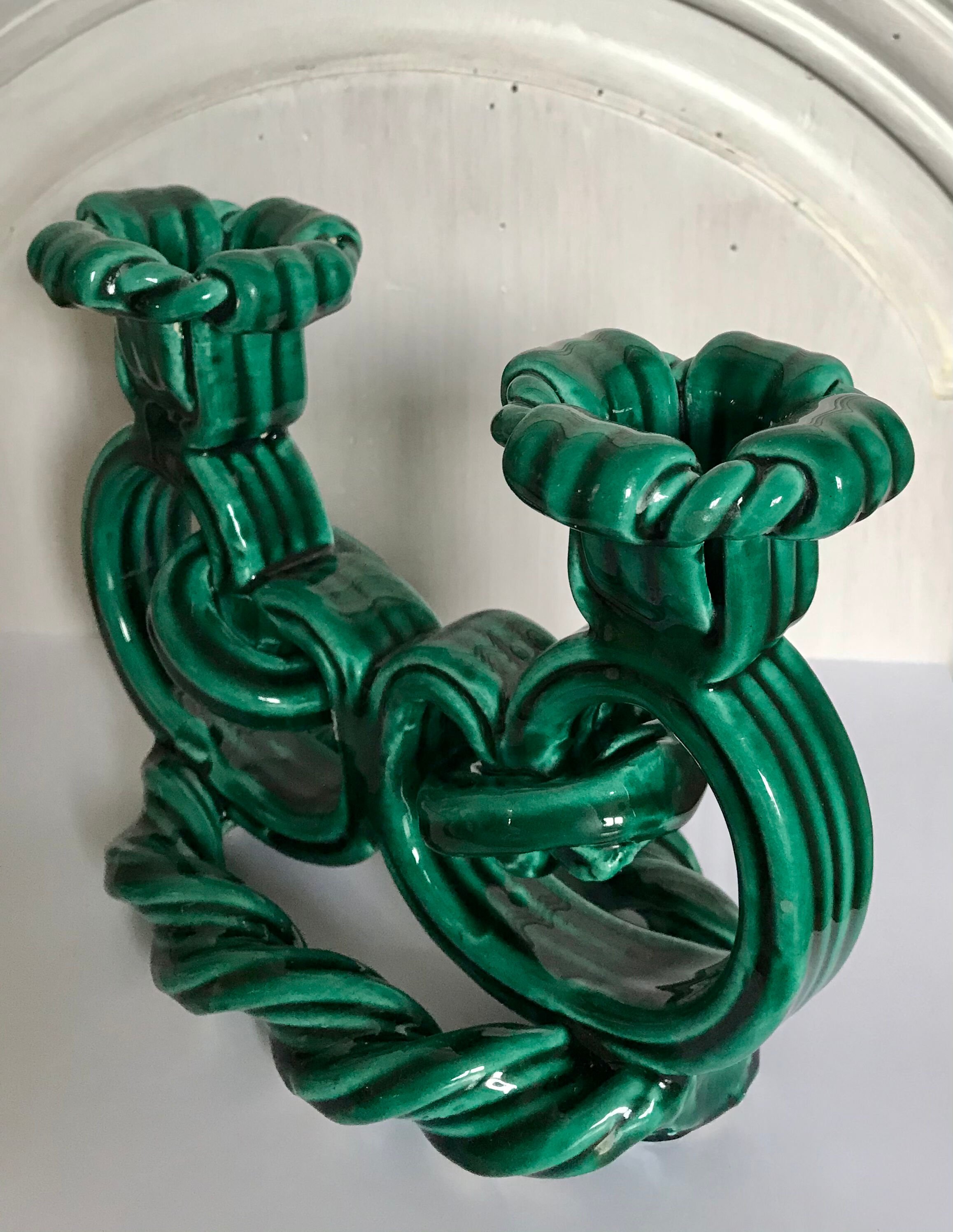 Vallauris ceramic candlestick circa 1940