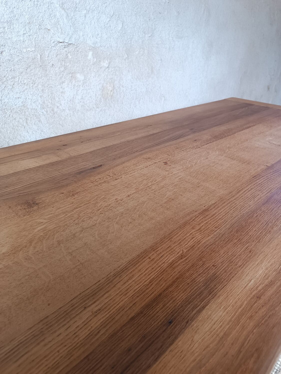 Solid wood farmhouse table