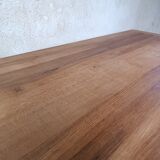 Solid wood farmhouse table