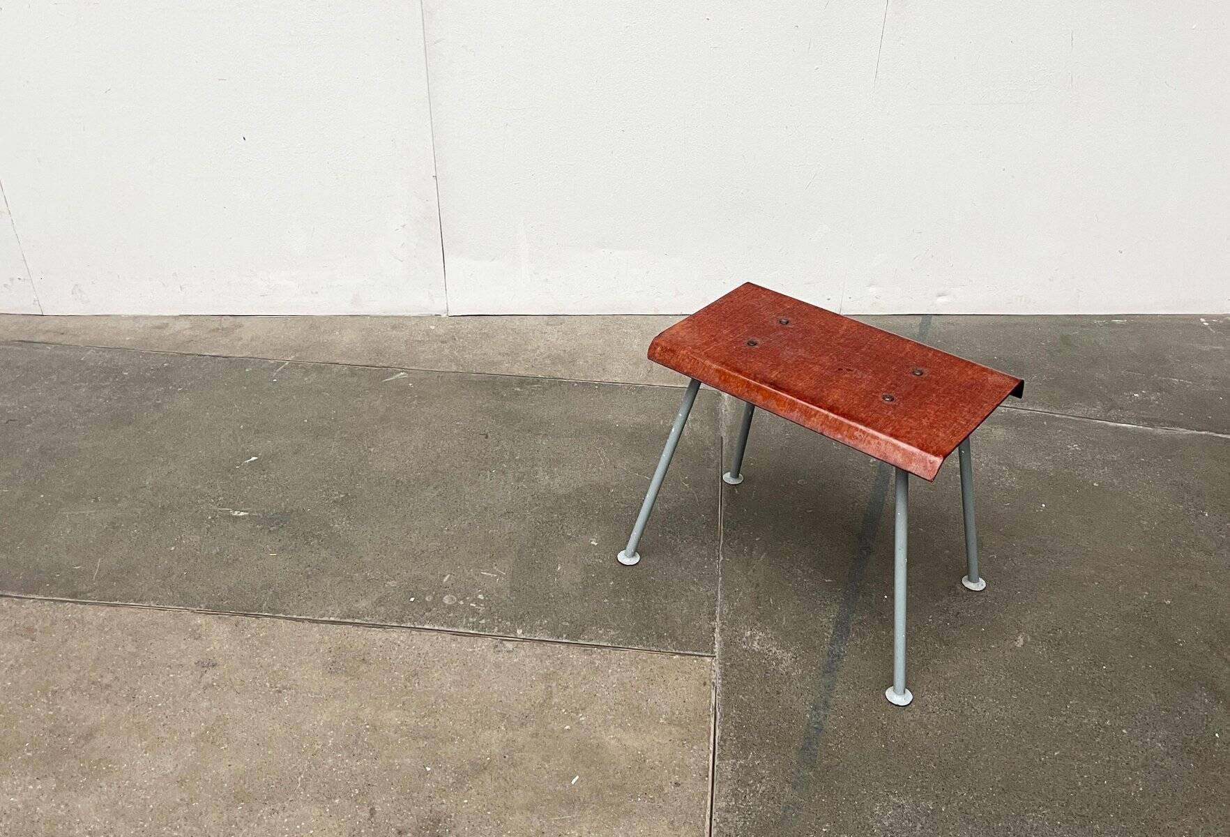 Minimalist stool in Pagwood mid-century, 1960s