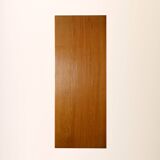 Scandinavian oak cabinet with woven rattan doors