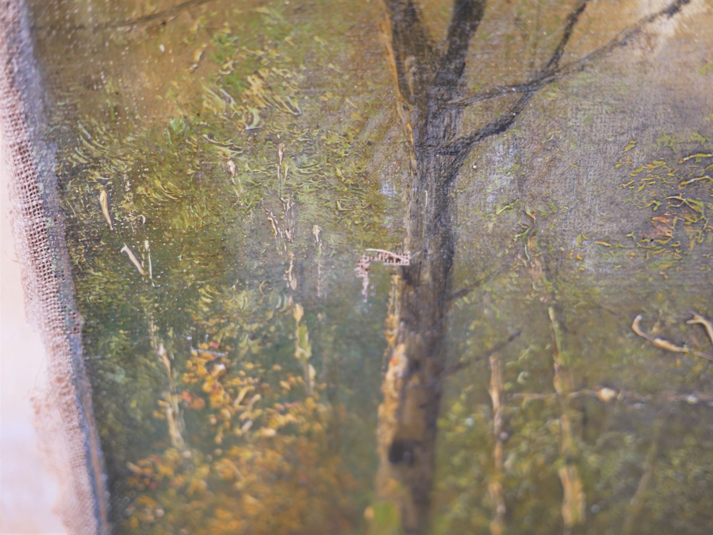 Ancient Landscape Painting, Painting on Canvas