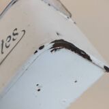 old matchbox in enameled sheet metal