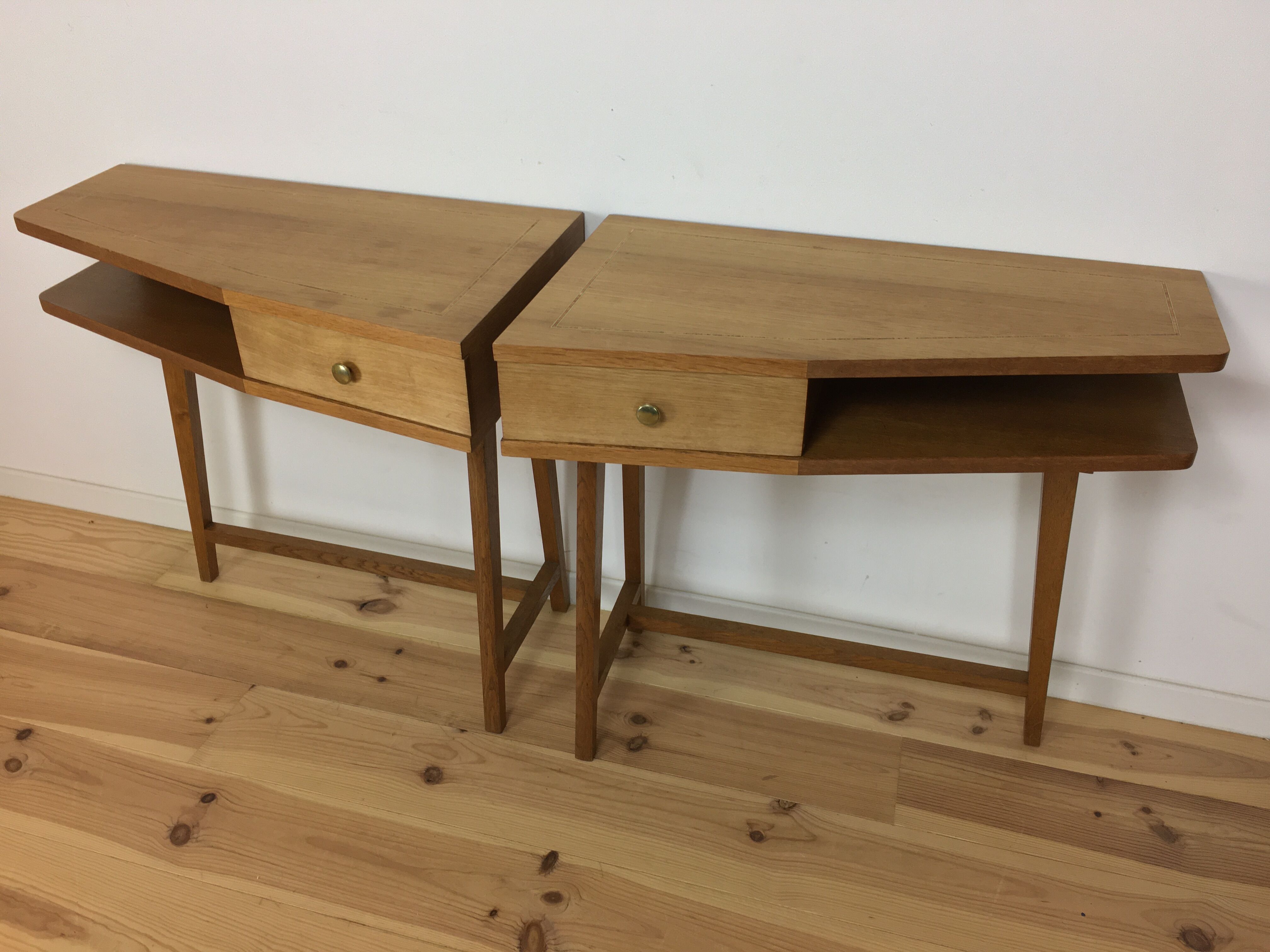 Modernist tripod consoles, 1950s