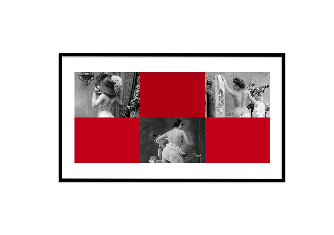 Vintage photography woman cabaret 1900 - Lot 3 x A4