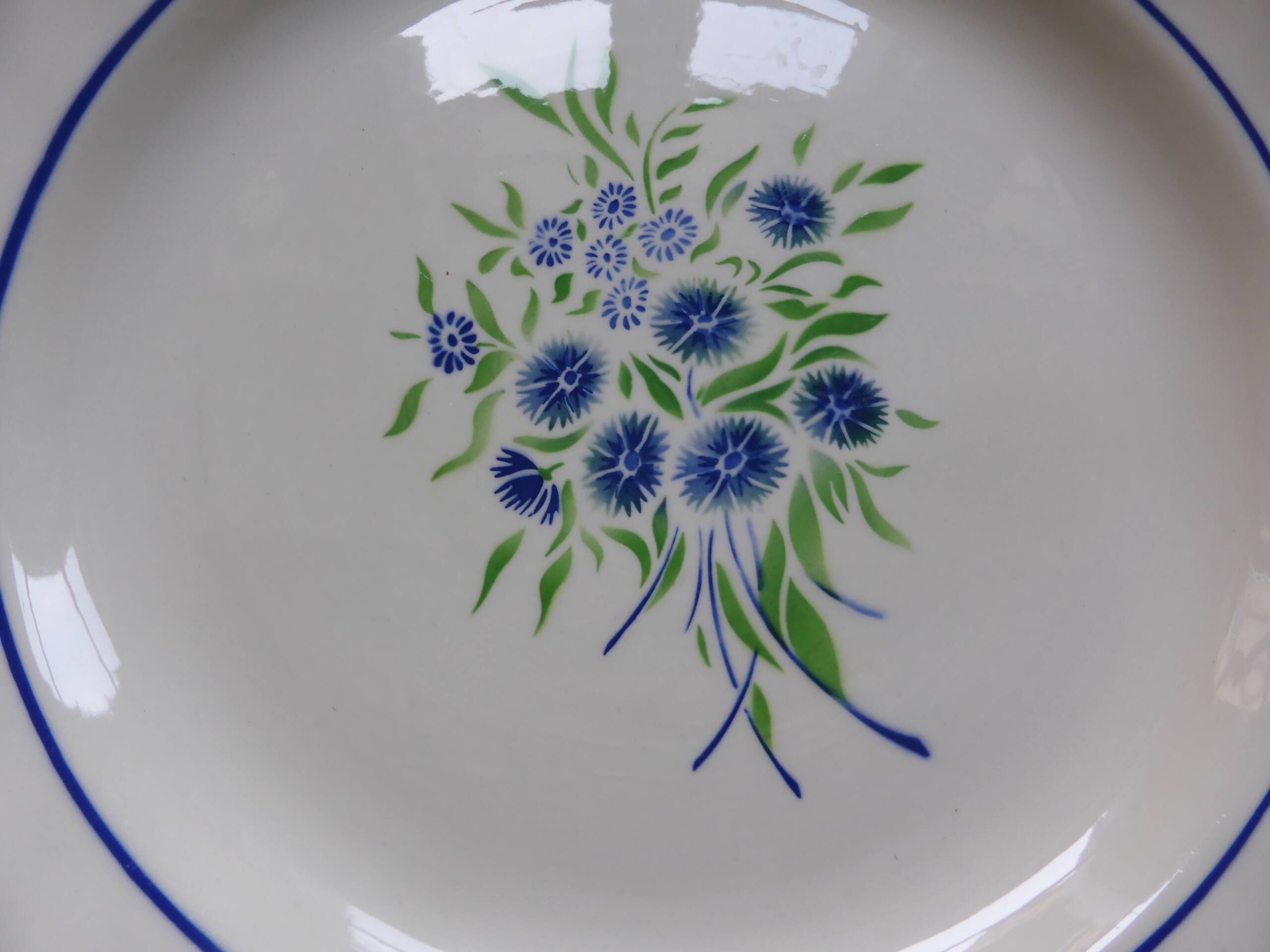 Round plate Badonviller model Francine 200863