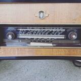 Radio furniture turns disc