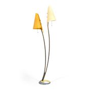 Floor Lamp by Carl Auböck for Dame & Co. Neheim 1950s