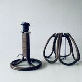 Vintage rattan lamp