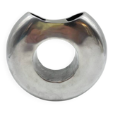 “Donuts” Vase / Cast Aluminum – 1980s
