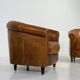 Set of 2 club armchairs