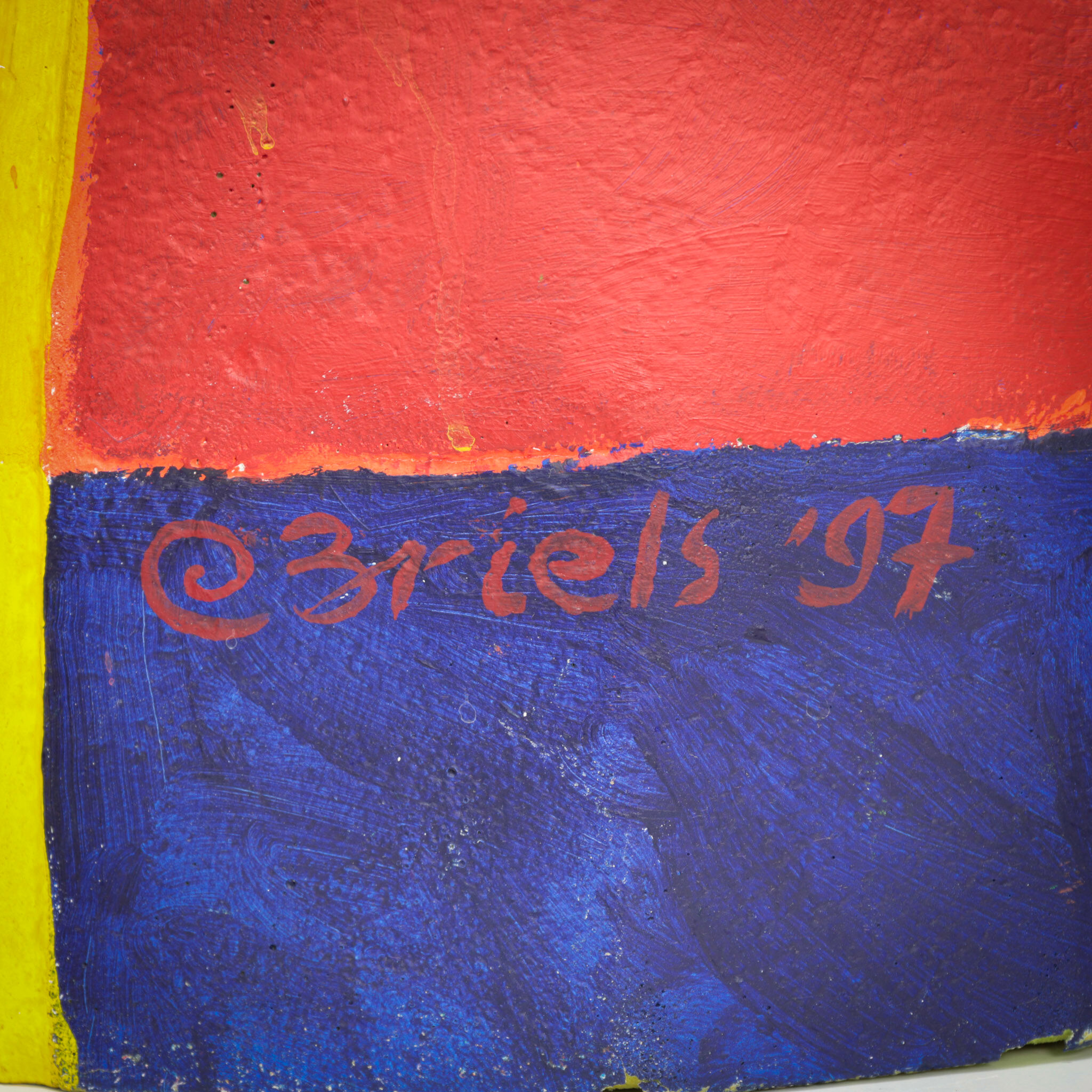 Group of unique vibrant sculptures by Clemens Briels, Netherlands 1990s