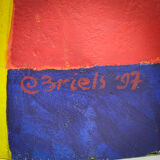 Group of unique vibrant sculptures by Clemens Briels, Netherlands 1990s