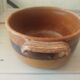 Old terracotta casserole