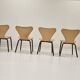 Ensemble Arne Jacobsen Seven chaise grand prix Fritz Hansen
