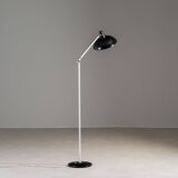 Lampadaire JJM Hoogervorst noir Anvia Almelo Pays-Bas 1950