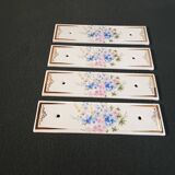 Lot de 4 plaques de propreté porcelaine de Limoges
