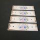 Set of 4 Limoges porcelain cleanliness plates