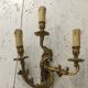 3-pointed bronze wall lamp