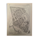 Lithographie plan de l'Exposition franco britannique de 1908