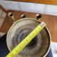 Pair of brass candle holders