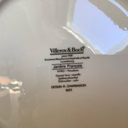 Numbered plate R Charmaison Villeroy and Boch