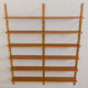 Danish oak modular shelving system 12 shelves