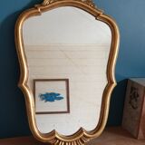 Baroque mirror gilded solid wood frame