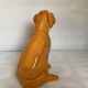 Grand chien style origami céramique