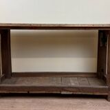 Large solid wood carpenter's workbench