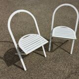 Pair of folding chairs