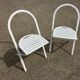 Paire de chaises pliantes