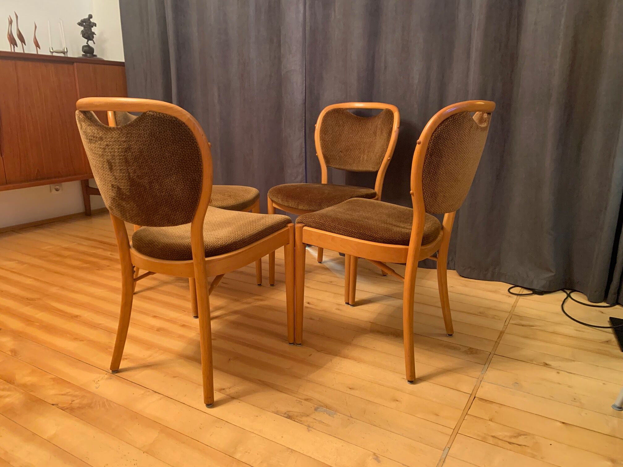 A set of four Spahn Stadtlohn chairs Germany 1970s