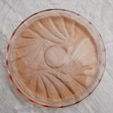 Orange glass bell and its top