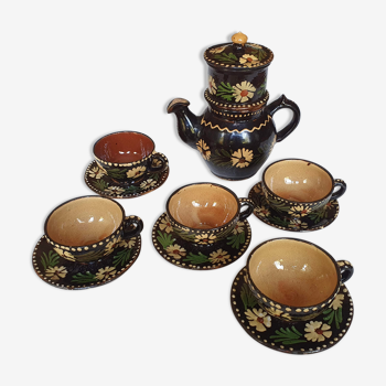 Soufflenheim Alsace sandstone coffee service