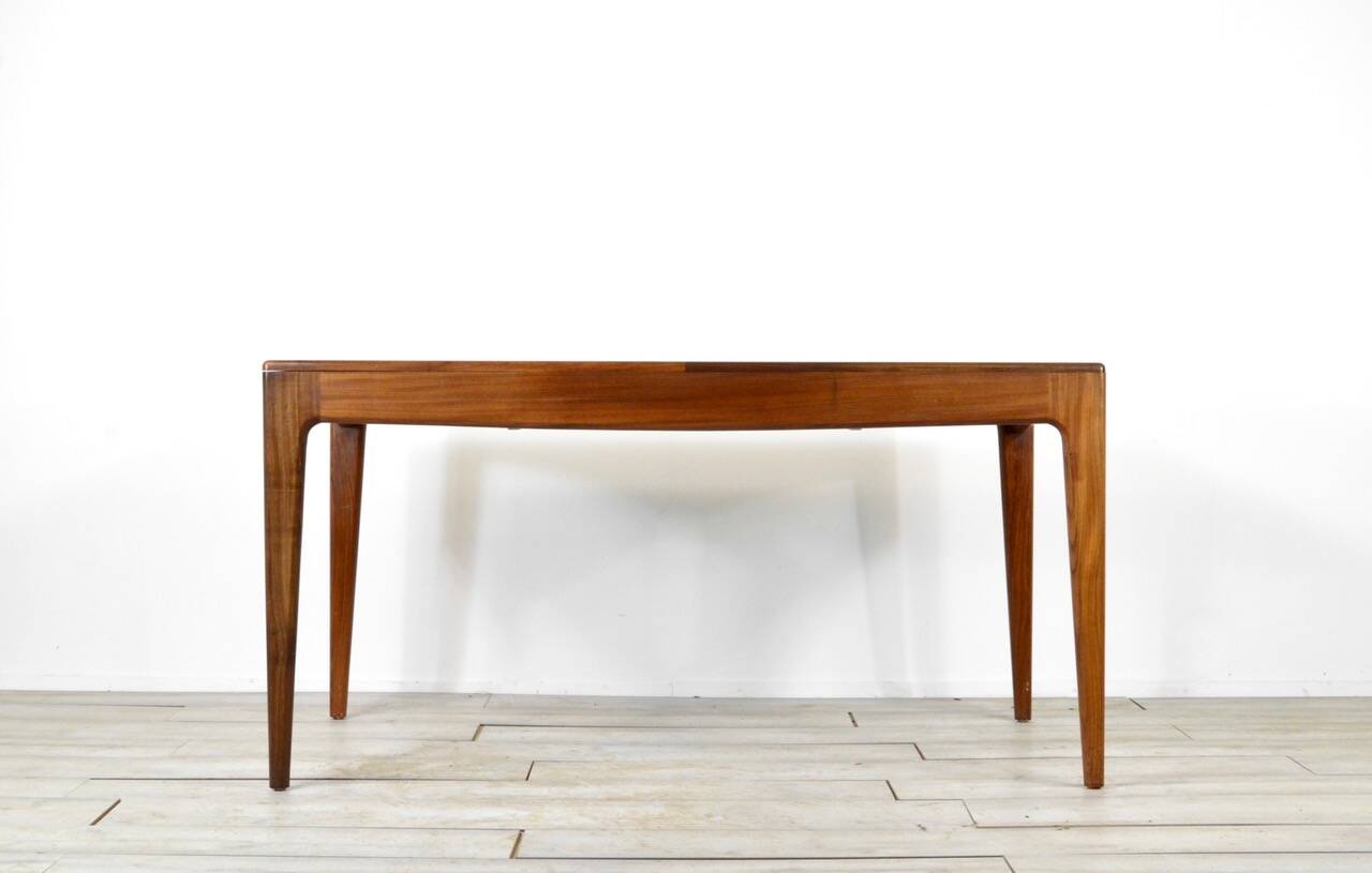Midcentury extending table in afromosia by a. younger. vintage modern / retro