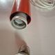 Suspension Tube Vintage Orange - 1970s Design - Space Age