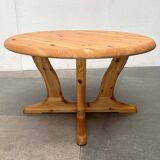 Vintage pine coffee table by Burchardt Nielsen, 1970s.