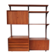 Étagère modulable scandinave en teck royal system par Poul Cadovius