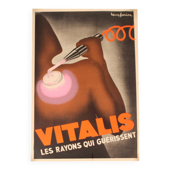 Affiche publicitaire années 30