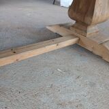 Monastery table with zinc top