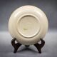 Accolay – glazed earthenware plate with abstract Cépamine decoration – 1970s