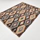 5x7 Green & Purple Geometic Persian Kilim Rug, 162x218Cm