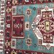 Vintage carpet Turkish konya done hand 130 X 158 CM